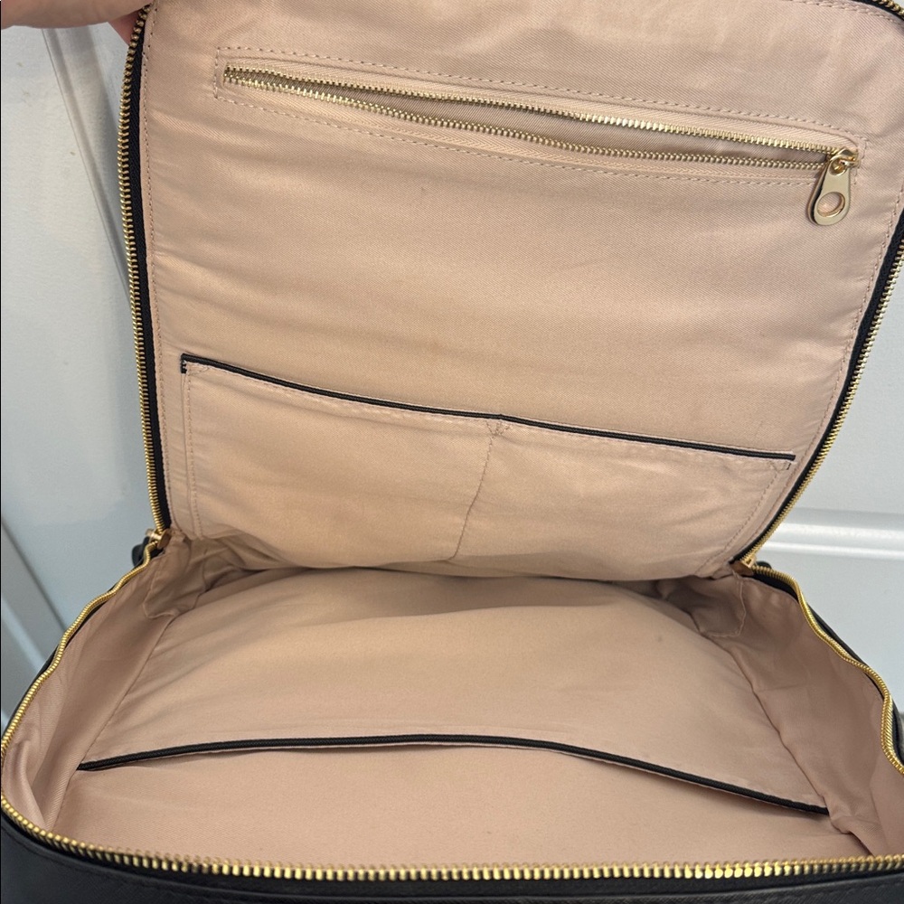 Calpak Black Laptop Backpack with Gold Accents - Picture 5 of 7